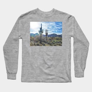 White Tanks Sunset Long Sleeve T-Shirt